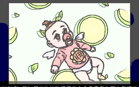 2023年6月24日出生的孩子是什么命名字怎么取大气顺口