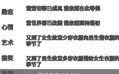 罗姓名字大全2024