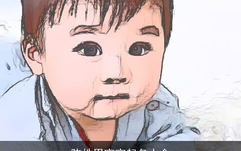 陈姓男宝宝起名大全