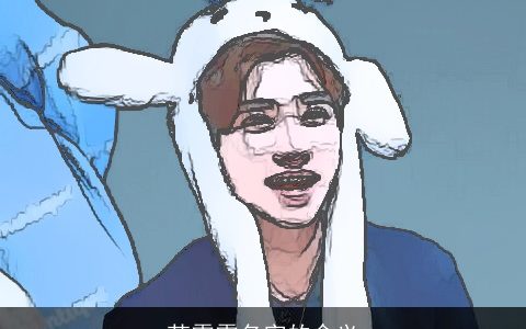 范霖霖名字的含义