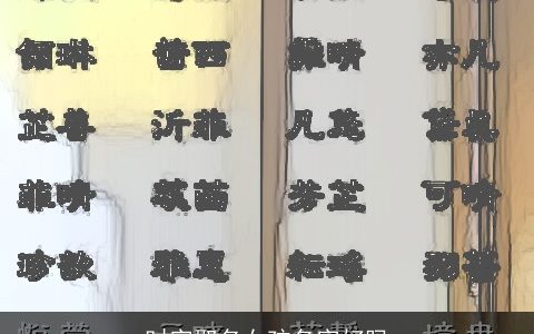 时字取名女孩名字好吗