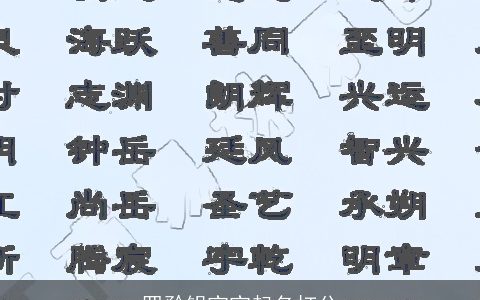 罗矜钥宝宝起名打分