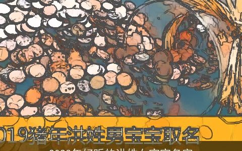 2024年好听的洪姓女宝宝名字