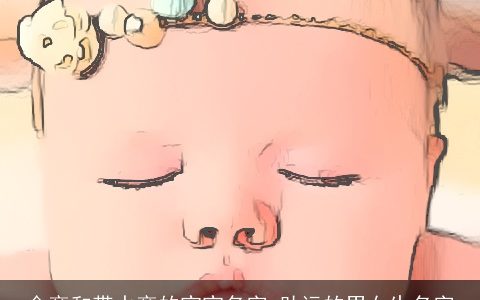 金旁和带水旁的宝宝名字 助运的男女生名字