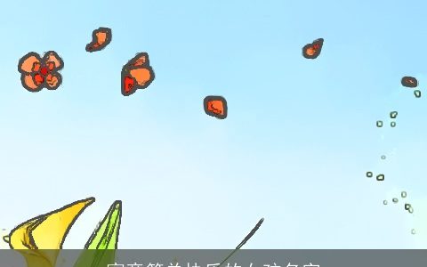 寓意简单快乐的女孩名字