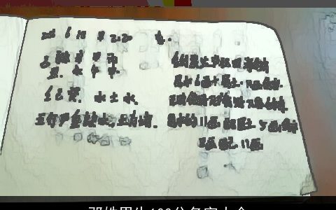 邓姓男生100分名字大全