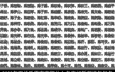 2023年田姓氏男宝宝取什么名字好新潮洋气起名