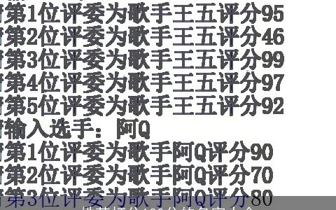 姓苏打分100分的名字大全