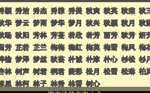 男宝姓魏名字大全