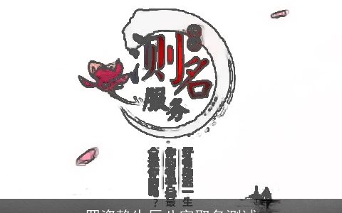 罗姿静生辰八字取名测试