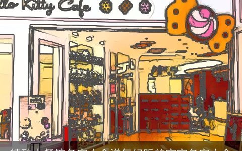 精致小餐馆名字大全洋气好听的宝宝名字大全