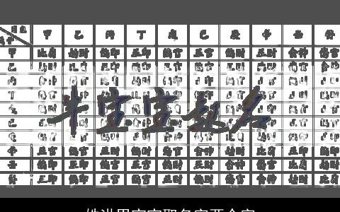 姓洪男宝宝取名字两个字