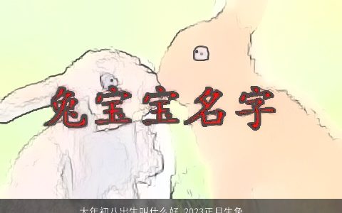 大年初八出生叫什么好 2023正月生兔宝宝取名大全 诗意高雅的兔宝宝名字最新