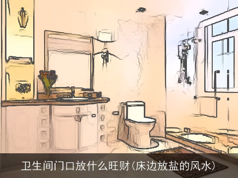 卫生间门口放什么旺财(床边放盐的风水)