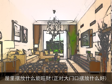 屋里摆放什么能旺财(正对大门口摆放什么好)