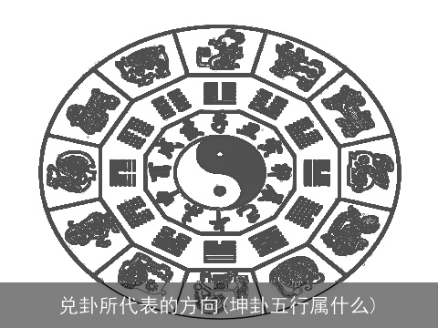 兑卦所代表的方向(坤卦五行属什么)