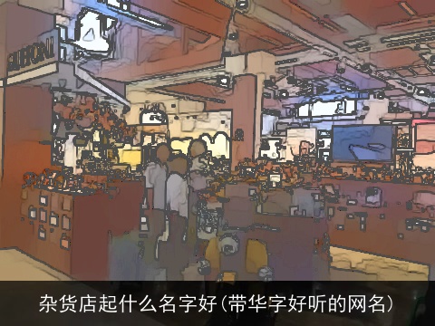 杂货店起什么名字好(带华字好听的网名)
