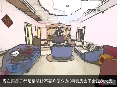 现在买房子都是精装修不喜欢怎么办(精装房会不会提前交房)