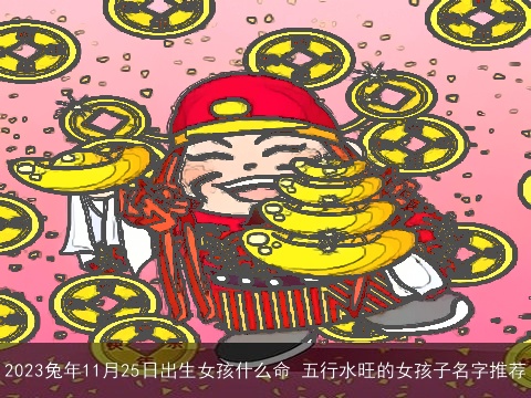 2023兔年11月25日出生女孩什么命 五行水旺的女孩子名字推荐