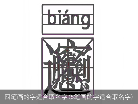 四笔画的字适合取名字(5笔画的字适合取名字)