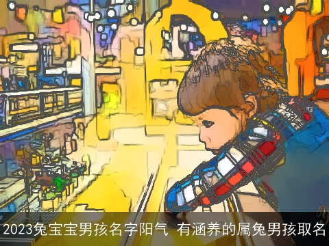 2023兔宝宝男孩名字阳气 有涵养的属兔男孩取名