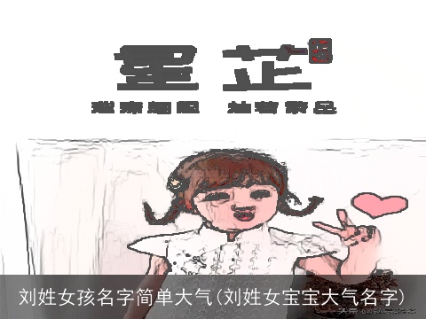 刘姓女孩名字简单大气(刘姓女宝宝大气名字)