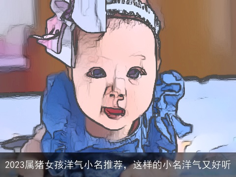 2023属猪女孩洋气小名推荐，这样的小名洋气又好听