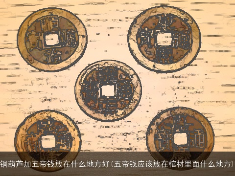 铜葫芦加五帝钱放在什么地方好(五帝钱应该放在棺材里面什么地方)