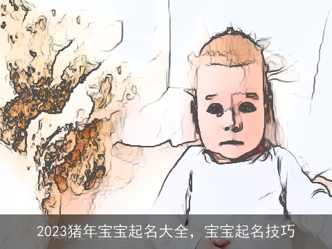 2023猪年宝宝起名大全，宝宝起名技巧