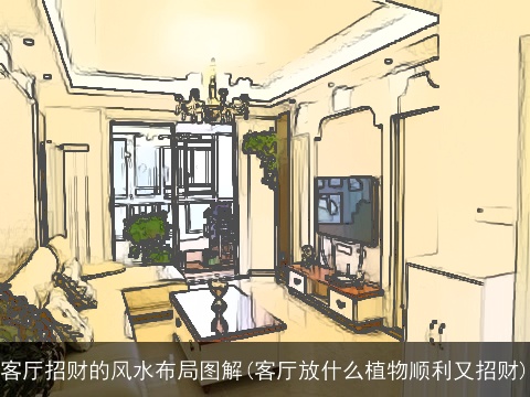 客厅招财的风水布局图解(客厅放什么植物顺利又招财)