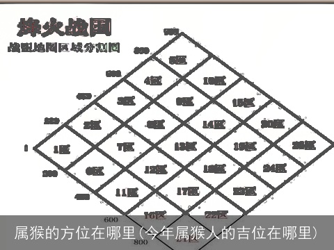 属猴的方位在哪里(今年属猴人的吉位在哪里)