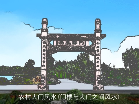 农村大门风水(门楼与大门之间风水)