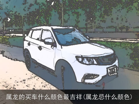 属龙的买车什么颜色最吉祥(属龙忌什么颜色)