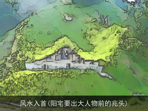 风水入首(阳宅要出大人物前的兆头)