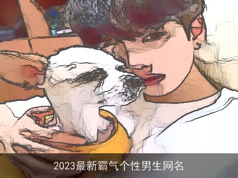 2023最新霸气个性男生网名