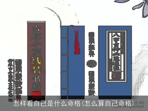 怎样看自己是什么命格(怎么算自己命格)