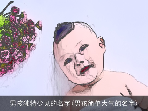 男孩独特少见的名字(男孩简单大气的名字)