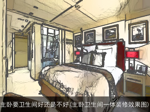 主卧要卫生间好还是不好(主卧卫生间一体装修效果图)