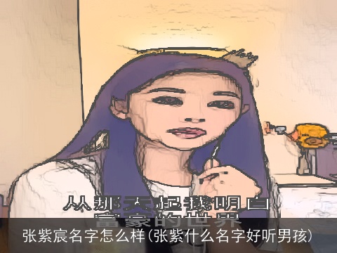 张紫宸名字怎么样(张紫什么名字好听男孩)