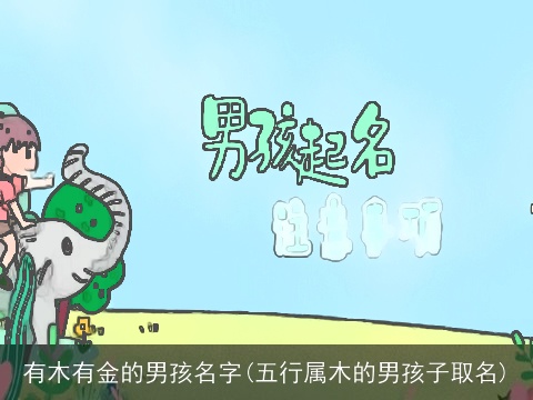 有木有金的男孩名字(五行属木的男孩子取名)