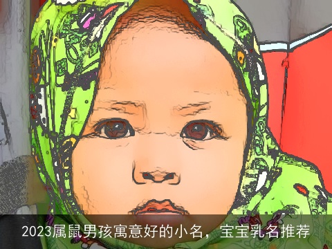 2023属鼠男孩寓意好的小名，宝宝乳名推荐