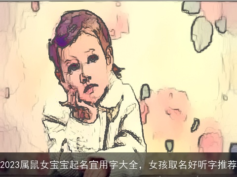 2023属鼠女宝宝起名宜用字大全，女孩取名好听字推荐