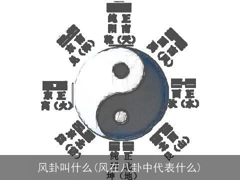 风卦叫什么(风在八卦中代表什么)