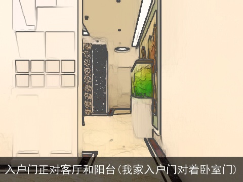 入户门正对客厅和阳台(我家入户门对着卧室门)