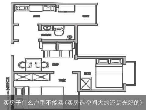 买房子什么户型不能买(买房选空间大的还是光好的)