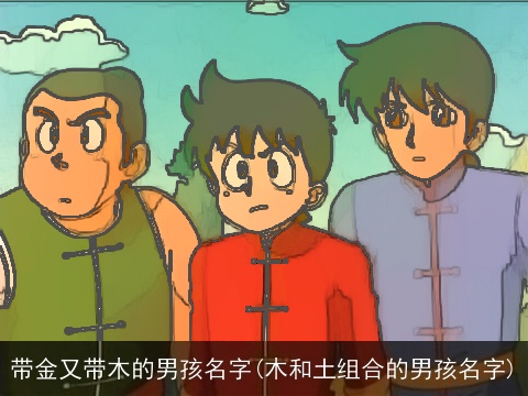 带金又带木的男孩名字(木和土组合的男孩名字)