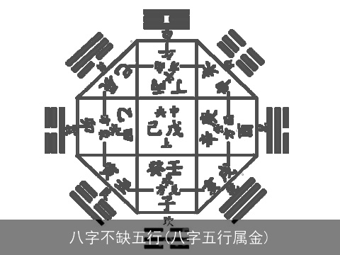八字不缺五行(八字五行属金)