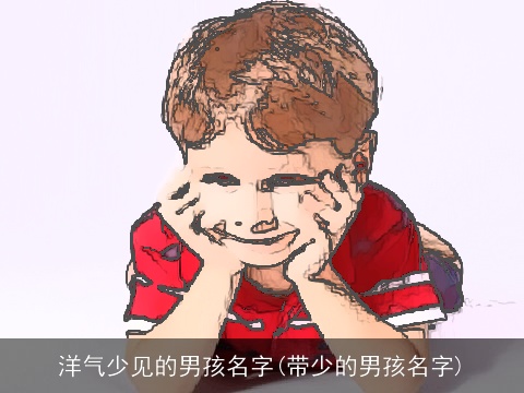 洋气少见的男孩名字(带少的男孩名字)