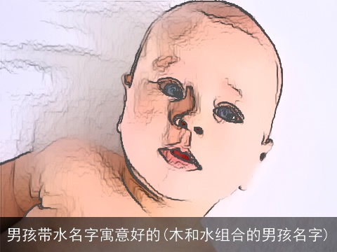 男孩带水名字寓意好的(木和水组合的男孩名字)