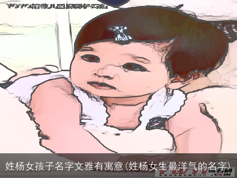 姓杨女孩子名字文雅有寓意(姓杨女生最洋气的名字)